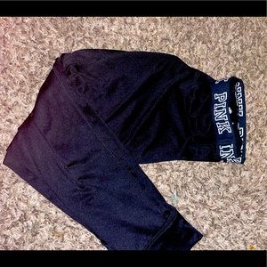VS PINK ultimate black joggers